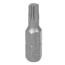Вставка (бита) торцевая 1/4", Torx, T25, 25 мм KING TONY 102525T TONY - фото 676135