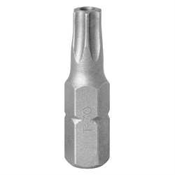 Вставка (бита) торцевая 1/4", Torx, T30, 25, с отверстием KING TONY 102530U Tony - фото 676145