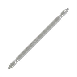 Вставка (бита) торцевая 1/4", Phillips, PH2, 150 мм, двухсторонняя, для шуруповерта KING TONY 131502P Tony - фото 677418