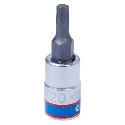 Насадка (бита) торцевая 1/4", Torx T20, L = 37 мм KING TONY 203320 TONY - фото 678150