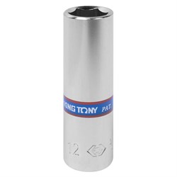 Головка торцевая глубокая шестигранная 1/4", 12 мм KING TONY 223512M TONY - фото 678267