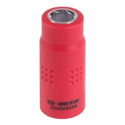 Головка торцевая диэлектрическая шестигранная 1/4", 8 мм KING TONY 2335VE08M TONY - фото 678339