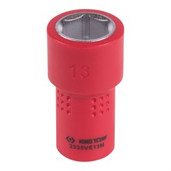 Головка торцевая диэлектрическая шестигранная 1/4", 13 мм KING TONY 2335VE13M TONY - фото 678344