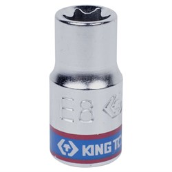 Головка торцевая TORX Е-стандарт 1/4", E8, L = 24 мм KING TONY 237508M TONY - фото 678350