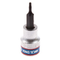 Насадка (бита) торцевая 3/8", Torx, T8, L = 50 мм KING TONY 302308 Tony - фото 678466
