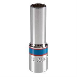 Головка торцевая глубокая двенадцатигранная 3/8", 10 мм KING TONY 323010M Tony - фото 678600
