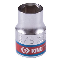 Головка торцевая стандартная шестигранная 3/8", 3/8", дюймовая KING TONY 333512S TONY - фото 678690