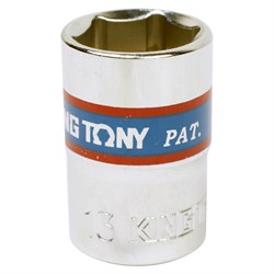 Головка торцевая стандартная шестигранная 3/8", 13 мм KING TONY 333513M TONY - фото 678691