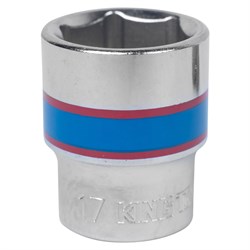 Головка торцевая стандартная шестигранная 3/8", 17 мм KING TONY 333517M TONY - фото 678698