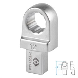 Насадка накидная серии "FIT", 12 мм, 9х12 мм KING TONY 34502112M TONY - фото 679142