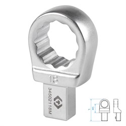 Насадка накидная серии "FIT", 18 мм, 9х12 мм KING TONY 34502118M TONY - фото 679148