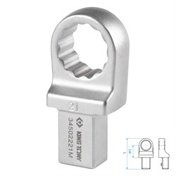Насадка накидная серии "FIT", 21 мм, 14х18 мм KING TONY 34502221M TONY - фото 679159