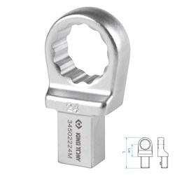 Насадка накидная серии "FIT", 24 мм, 14х18 мм KING TONY 34502224M TONY - фото 679161