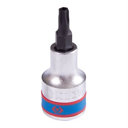 Насадка (бита) торцевая 1/2", Torx, T30, L = 60 мм, с отверстием KING TONY 402730 TONY - фото 679549