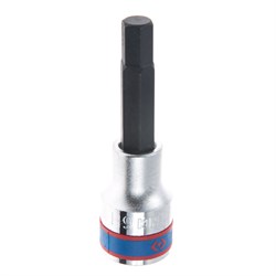 Насадка (бита) торцевая 1/2", Hex, 9 мм, L = 80 мм KING TONY 403509 Tony - фото 679585