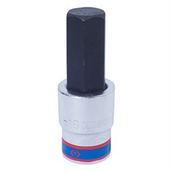 Насадка (бита) торцевая 1/2", Hex, 19 мм, L = 80 мм KING TONY 403519 TONY - фото 679591