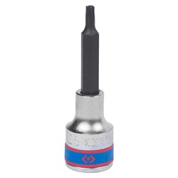 Насадка (бита) торцевая 1/2", Torx, T25, L = 80 мм, с отверстием KING TONY 403725 TONY - фото 679604