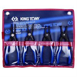 Набор съемников стопорных колец, 4 предмета KING TONY 42154GP TONY - фото 679695
