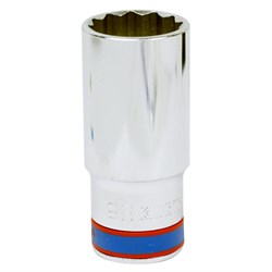 Головка торцевая глубокая двенадцатигранная 1/2", 26 мм KING TONY 423026M TONY - фото 679725