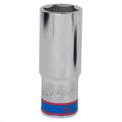 Головка торцевая глубокая шестигранная 1/2", 22 мм KING TONY 423522M TONY - фото 679754