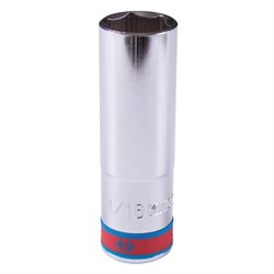 Головка торцевая глубокая шестигранная 1/2", 11/16", дюймовая KING TONY 423522S TONY - фото 679755