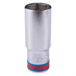 Головка торцевая глубокая шестигранная 1/2", 7/8", дюймовая KING TONY 423528S TONY - фото 679764