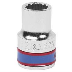 Головка торцевая стандартная двенадцатигранная 1/2", 12 мм KING TONY 433012M TONY - фото 679858