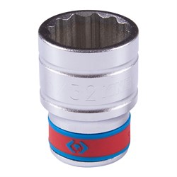 Головка торцевая стандартная двенадцатигранная 1/2", 25/32", дюймовая KING TONY 433025S TONY - фото 679882