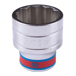 Головка торцевая стандартная двенадцатигранная 1/2", 1-3/16", дюймовая KING TONY 433038S TONY - фото 679898