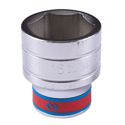Головка торцевая стандартная шестигранная 1/2", 1-1/16", дюймовая KING TONY 433534S TONY - фото 679945