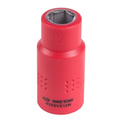 Головка торцевая диэлектрическая шестигранная 1/2", 12 мм KING TONY 4335VE12M TONY - фото 679956
