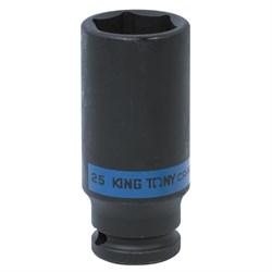 Головка торцевая ударная глубокая шестигранная 1/2", 25 мм KING TONY 443525M TONY - фото 680044