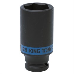 Головка торцевая ударная глубокая шестигранная 1/2", 29 мм KING TONY 443529M TONY - фото 680048