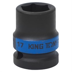 Головка торцевая ударная шестигранная 1/2", 17 мм KING TONY 453517M TONY - фото 680144