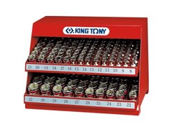 Стенд с торцевыми головками 1/2", 5/16"-1&1/4", серия 4335S, 136 предметов KING TONY 4572SR TONY - фото 680176