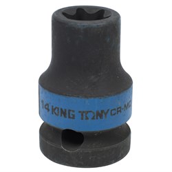 Головка торцевая ударная TORX Е-стандарт 1/2", E14, L = 38 мм KING TONY 457514M TONY - фото 680181