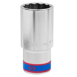 Головка торцевая глубокая двенадцатигранная 3/4", 32 мм KING TONY 623032M TONY - фото 680461