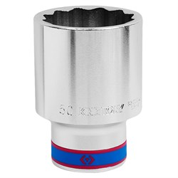 Головка торцевая глубокая двенадцатигранная 3/4", 50 мм KING TONY 623050M TONY - фото 680467