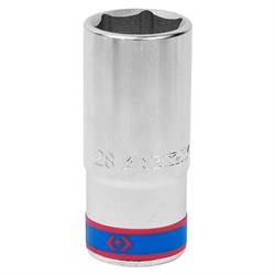 Головка торцевая глубокая шестигранная 3/4", 28 мм KING TONY 623528M TONY - фото 680483