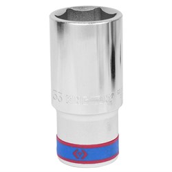 Головка торцевая глубокая шестигранная 3/4", 33 мм KING TONY 623533M TONY - фото 680488