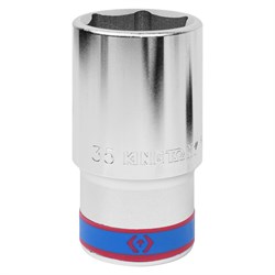Головка торцевая глубокая шестигранная 3/4", 35 мм KING TONY 623535M TONY - фото 680490