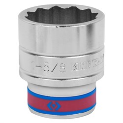 Головка торцевая стандартная двенадцатигранная 3/4", 1-5/8", дюймовая KING TONY 633052S TONY - фото 680578
