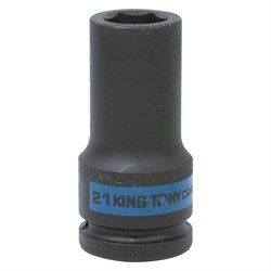 Головка торцевая ударная глубокая шестигранная 3/4", 21 мм KING TONY 643521M TONY - фото 680680