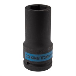 Головка торцевая ударная глубокая шестигранная 3/4", 23 мм KING TONY 643523M TONY - фото 680682