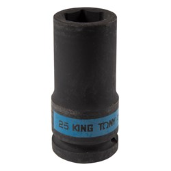 Головка торцевая ударная глубокая шестигранная 3/4", 25 мм KING TONY 643525M TONY - фото 680684