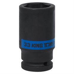 Головка торцевая ударная глубокая шестигранная 3/4", 33 мм KING TONY 643533M TONY - фото 680691