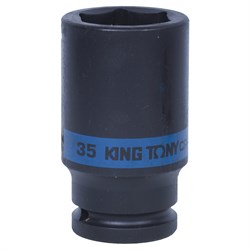 Головка торцевая ударная глубокая шестигранная 3/4", 35 мм KING TONY 643535M TONY - фото 680693