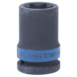Головка торцевая ударная TORX Е-стандарт 3/4", E32, L = 56 мм KING TONY 657532M TONY - фото 680816