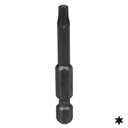 Вставка (бита) торцевая 1/4", Torx, Т25, 50 мм, для шуруповерта KING TONY 715025T TONY - фото 681173