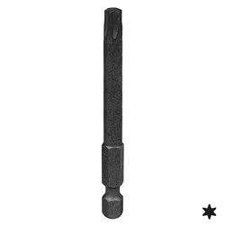 Вставка (бита) торцевая 1/4", Torx, Т30, 70 мм, для шуруповерта KING TONY 717030T TONY - фото 681195